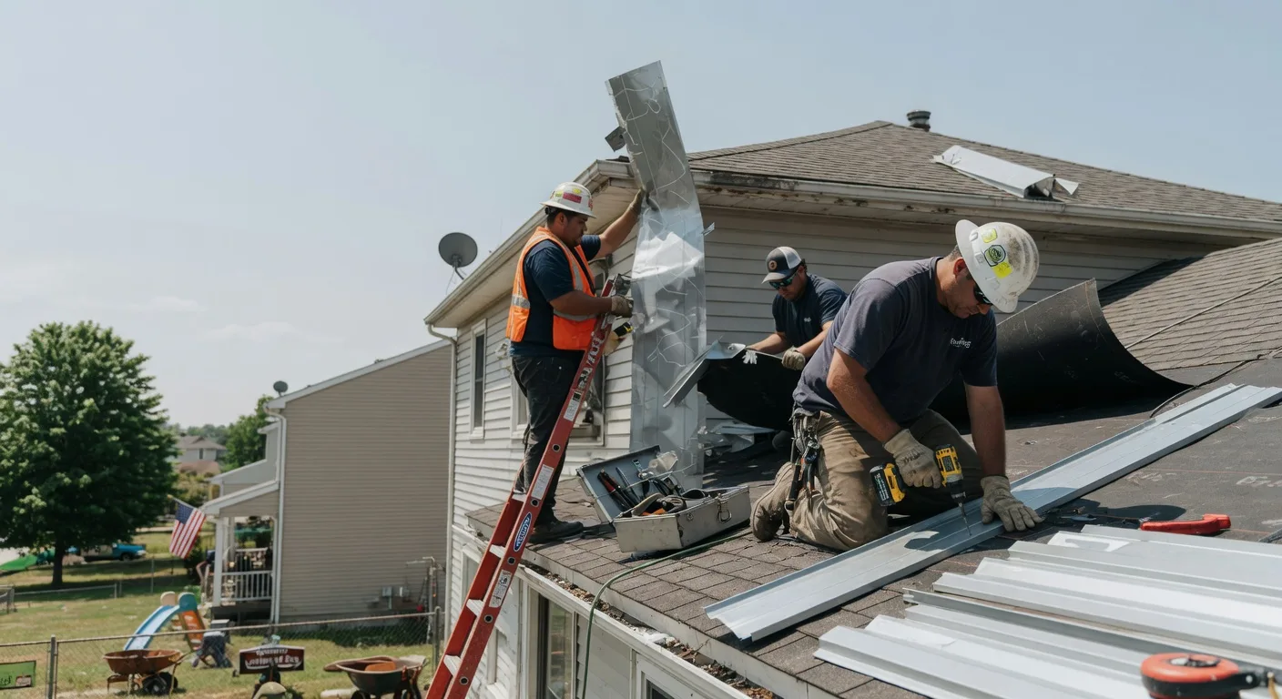 Storm Damage Metal Roof Repair in Cottonwood, ID